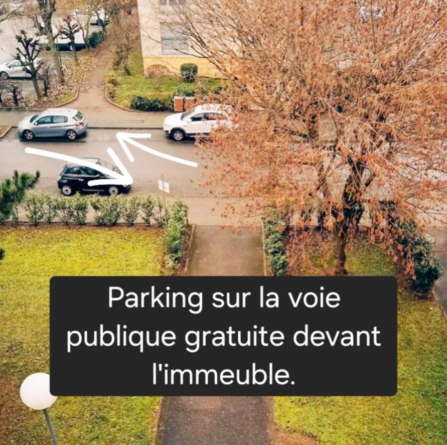 Logement Dans Residence - A 10 Km Du Centre Ville Et A 5 Minute Du Parlement Europeen Avec Parking Gratuit Hoenheim Dış mekan fotoğraf